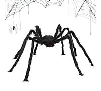 Decorazioni Per Esterni Di Halloween - Spider Peloso Gigante, Spider Prop | Decorazione Del Cortile Di Ragno Di Grandi Dimensioni, Proposito A Parete Ragno Di Halloweens, Figura Di Ragno Realistica Pe