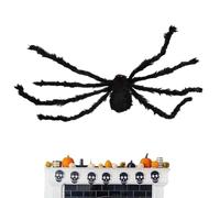 Decorazioni per esterni ragno di Halloween - Set di ragni pelosi all'aperto,Ragno gigante Decorazioni di Halloween all'aperto per parete, cortile, decorazioni per la casa stregata di, feste