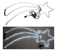 Decorazioni per esterno NATALIZIE Stella cometa 180 led BIANCO FREDDO CM 125 [EEK: A]