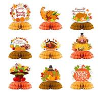 Decorazioni per feste autunnali, 9 pezzi, decorazioni autunnali per la tavola autunnale, centrotavola per il Ringraziamento, decorazioni per festival autunnali, casa, ufficio, decorazioni autunnali