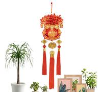 Decorazioni per feste cinesi | 2026 Ciondolo Carattere Fu,Capodanno Decorazioni per feste | per Sala Camera da Letto Ingresso Balcone Porta Finestra Parete Ufficio