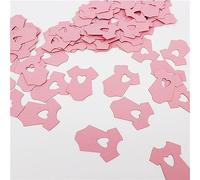 Decorazioni per feste con glitter oro, rosa e blu, piccoli coriandoli per matrimoni, baby shower, primo compleanno, decorazioni per la tavola (rosa)