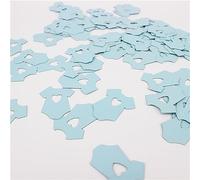 Decorazioni per feste con glitter oro, rosa e blu, piccoli coriandoli per matrimoni, baby shower, primo compleanno, decorazioni per la tavola (blu)