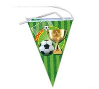Decorazioni per feste di calcio, multicolore, set di bandierine pre-infilate da 11,2 m per eventi per bambini