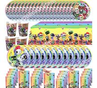 Decorazioni per Feste di Compleanno a Tema Cartoon Dandy's World: Bicchieri, Piatti, Striscioni, Topper per Torte, Gioco Horror per Bambini, Gadget per Feste, Forniture per Baby Shower