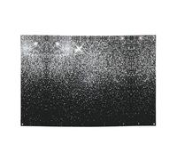 Decorazioni per feste stampate con glitter argento lucido adatto per feste e decorazioni per cerimonie 180,3 x 119,4 cm