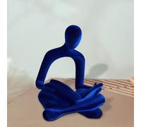 Decorazioni per figurine umane Statua del pensatore astratto per le vacanze