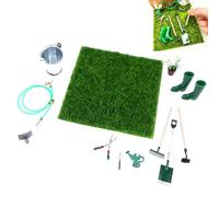 Decorazioni Per Giardinaggio In Miniatura | Decorazioni Realistiche | 12 Pezzi Attrezzi Da Fattoria Decor Casa Delle Fate | Per Bambini Collezionisti Natale Compleanno Vacanze Patio Domestico Fotograf