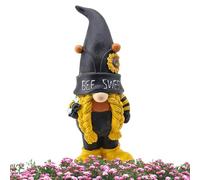 Decorazioni per gnomi delle api per la casa,Ornamenti per gnomi delle api | Decorazioni per gnomi all'aperto,Decorazioni per gnomi delle api, figura di gnomi del giardino d'api, sculture g