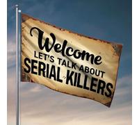 Decorazioni per grotte con uomo Welcome to Serial Killers Discussion! Bandiere per adolescenti bar uomo decorazione grotta (120 x 180 cm)