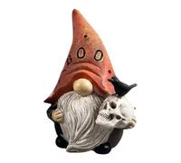 Decorazioni per Halloween con Gnomi | Statuina di Nano in Resina Decorazione da Tavolo | Figurine In Resina Gotica Per Libreria Mobile TV Scrivania Ingresso Patio Giardino Tavolo Centrotavola Casa Hal