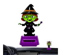 Decorazioni per Halloween per il Cruscotto 'Automobile - Ornamenti per la del Cruscotto per Auto | Bambola Oscillante A Energia Solare Per Interni Casa E Veicolo