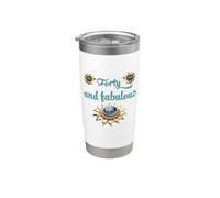 Decorazioni per il 40° compleanno Idee per il 40° compleanno per le donne Bicchiere termico in acciaio inox doppia parete