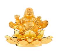 Decorazioni per il 70° compleanno Decorazioni per la stanza dei regali Buddha Auto Ufficio Ornamenti per la casa Feng Shui Oro Otto Tesori Loto Buddha che ride Aromaterapia Maitreya Benedica Regalo di