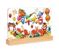 Decorazioni per il Capodanno,2026 Con Alimentazione USB,Insegna Buon Anno Decorazione Da Tavolo - per Casa Camera da Ufficio Scuola Festa di Primavera