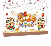 Decorazioni per il Capodanno Illuminazione Ambientale LED in Acrilico