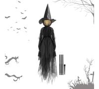 Decorazioni Per Il Cortile Di Halloween | Accendi Le Streghe Di Stregone Da Stregoneria A Mano. Arredamento Della Casa Infestato Spaventoso | Decorazione Delle Streghe All'aperto Di Halloween Per Il M