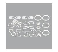Decorazioni Per J&eep Per Renegade 2016-2018 Bocchetta Ventilazione Console Centrale 31 Pezzi(31 Pcs White)