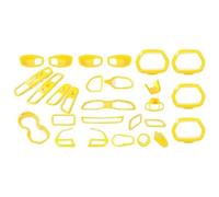 Decorazioni Per J&eep Per Renegade 2016-2018 Bocchetta Ventilazione Console Centrale 31 Pezzi(31 Pcs Yellow)