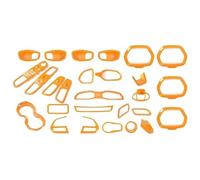 Decorazioni Per J&eep Per Renegade 2016-2018 Bocchetta Ventilazione Console Centrale 31 Pezzi(31 Pcs Orange)