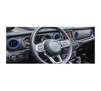 Decorazioni Per J&eep Per Wrangler Jl Jlu Per Gladiator Jt Alu 2018-2023 Pannello Cruscotto Aria Condizionata Presa D'aria Copertura Decorativa(Blu)