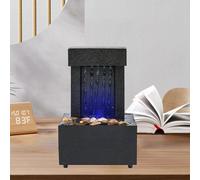 Decorazioni per la casa da tavolo per ufficio con luce a LED per fontana