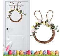 Decorazioni per la corona di Pasqua, corona di coniglio di Pasqua - Ghirlanda di uova di coniglio ghirlande di corona di Pasqua ghirlande di porta di primavera | Decorazione della porta di Buona