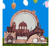 Decorazioni per la tavola di Natale e Pasqua, centrotavola pasquale per