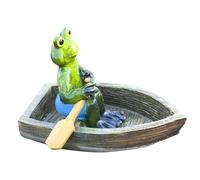 Decorazioni per laghetti con animali - Sculture da giardino galleggianti, statuette in resina a forma di tartaruga e rana | Accattivante ornamento acquatico che esalta il fascino degli esterni, figure