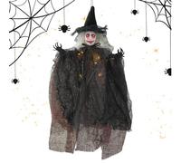 Decorazioni per Le Streghe di Halloween, Figurine Spaventose per Interni Ed Esterni, Ornamenti per Le Streghe con Cappelli Appuntiti, Scope, Design Dettagliato, per Decorare La Casa, Giardino
