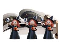 Decorazioni Per Le Streghe - Mini Figurine Delle Streghe | Set Statue Di Halloween, Ornamento Per Feste Decorative, Scultura In Resina Spettrale, Personaggi A Tema Magico, Accento Per Il Displa