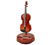 Decorazioni per Modello di Violino per Violoncello Artigianale dal Design Unico, Mini Carino Ornamento da Tavolo Modello Classico in Miniatura da Portare in Giro Senza batterie (Color : 3/4)