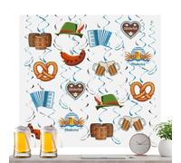 Decorazioni per Oktoberfest - Girandole Sospese per Festa della Birra - Decorazioni Girevoli Tedesche Per Il Festival Oktoberfest - Giardino Spiaggia Ristorante Raduni Domestici
