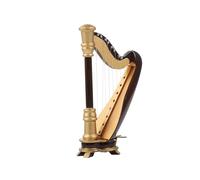 decorazioni per Ornamenti modello arpa artigianato in legno strumento musicale modello classico in miniatura
