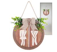 Decorazioni Per Pareti Della Fattoria Rustica - Segnale Di Toilette In Legno, Cartello Da Bagno Vintage | Segno Di Porta Di Legno Divertente | Eleganti Rifornimenti Per Il Bagno, Ornamento Penzolante