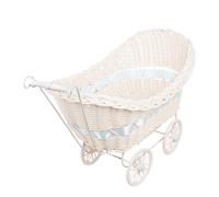 Decorazioni per passeggini a maglia | Set da tavolo rustico per baby shower passeggino - Cesti portaoggetti e contenitori per vivaio vista giardino picnic escursioni fotografia matrimonio ragazze