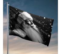 Decorazioni per porta della camera da letto, con lo sguardo di Babbo Natale nel paese delle meraviglie invernale, decorazioni esterne per cortile, camera da letto, decorazione per uomo (30 x 45 cm)