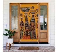 Decorazioni per porte, creativo cultura africana banner sfondo stagionale portico segno foto sfondo decorazione per feste per interni ed esterni giardino appeso banner 80 x 180 cm