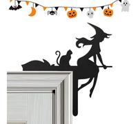Decorazioni per Porte infestate - Signper Topper Frame di, Accento Ornamentale di Benvenuto inquietante | Display di Finestra d'ingresso Spaventosa, Scena del Giardino spettrale per la Scena