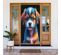 Decorazioni per porte - Primavera Estate Carino Beagle Stampa No.37 Striscione per porta per davanti, Invernale Autunno Segnale Copertura Banner Appeso Sfondo per Esterno Interno Eve Decorazione da
