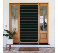 Decorazioni per porte - Primavera Estate Nero Sottile Linea Stampa Striscione per Porta per Frontale, Inverno Autunno Cartello Copertura Banner Appeso Sfondo per Esterno Interno Eve Decorazione da