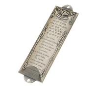 Decorazioni per porte spagnole in metallo giudaico Mezuzah custodia per sofisticati interni casa regalo benedizione targhe vintage ornamento per porta antico