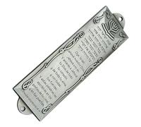 Decorazioni per porte spagnole in metallo giudaico Mezuzah custodia per sofisticati interni casa regalo benedizione targhe vintage ornamento per porta antico