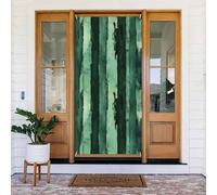 Decorazioni per porte - Stampa a strisce verdi con cactus autunno inverno striscioni per porte anteriori, copertura per cartelli primaverili ed estivi da appendere per esterni e interni, decorazione