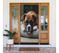 Decorazioni per porte - Stampa classica boxer n. 56 striscioni per porte primaverili ed estive per davanti, per autunno inverno, sfondo da appendere per esterni e interni, decorazione da parete, 1,8 x