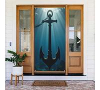 Decorazioni per porte - Stampa classica con ancora n. 11 striscioni per porte autunnali e invernali, per la primavera e l'estate, sfondo da appendere per esterni e interni, decorazione da parete, 1,8