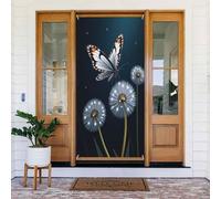 Decorazioni per porte - Stampa classica con farfalla botanica n. 84 striscioni per porte autunnali e invernali, per la primavera e l'estate, sfondo da appendere per esterni e interni, decorazione da