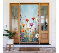 Decorazioni per porte - Stampa colorata con prato n. 13 striscioni per porte autunnali e invernali per davanti, per primavera ed estate, sfondo da appendere per esterni e interni, decorazione da