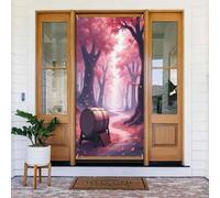 Decorazioni per porte - Stampa con foglia d'acero n. 11 per autunno e inverno, striscioni per porte anteriori, per primavera ed estate, sfondo da appendere per esterni e interni, decorazione da parete