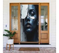 Decorazioni per porte - Stampa con viso fresco n. 23 striscioni per porte primaverili ed estive per davanti, per autunno e inverno, sfondo da appendere per esterni e interni, decorazione da parete